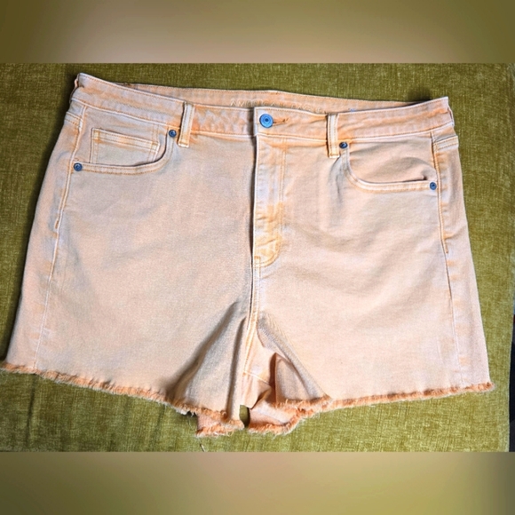 American Eagle Orange Shorts - Picture 1 of 3
